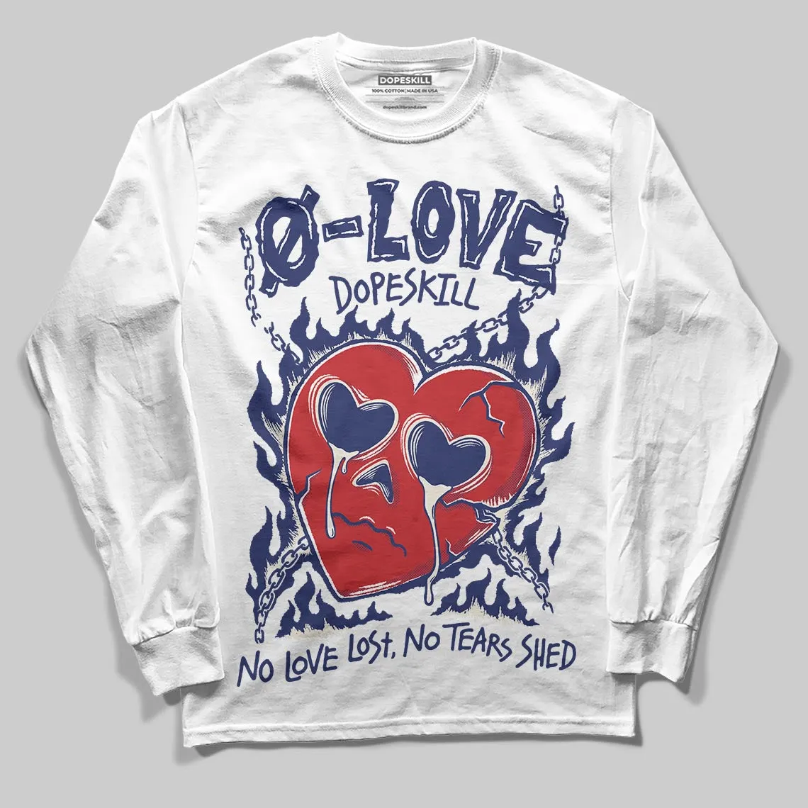 Rare Air 11s DopeSkill Long Sleeve T-Shirt Crying Heart Graphic sold by DopeSkill