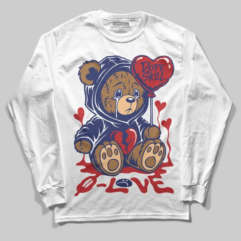 Rare Air 11s DopeSkill Long Sleeve T-Shirt Broken Bear Graphic sold by DopeSkill
