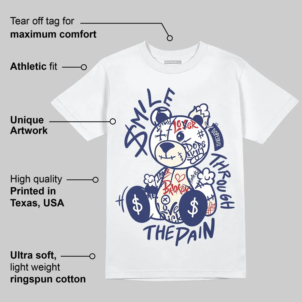 Rare Air 11s DopeSkill T-Shirt Smile Through The Pain Graphic sold by DopeSkill product image thumbnail 3