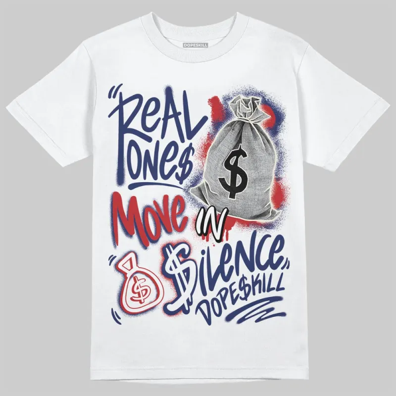 Rare Air 11s DopeSkill T-Shirt Real Ones Move In Silence Graphic sold by DopeSkill