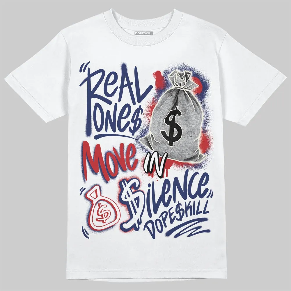 Rare Air 11s DopeSkill T-Shirt Real Ones Move In Silence Graphic sold by DopeSkill