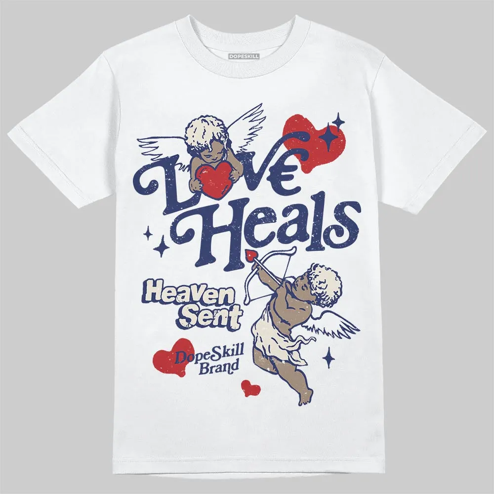 Rare Air 11s DopeSkill T-Shirt New Love Heals Graphic sold by DopeSkill
