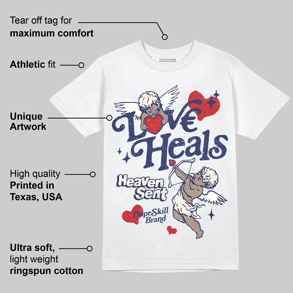 Rare Air 11s DopeSkill T-Shirt New Love Heals Graphic sold by DopeSkill product image thumbnail 3