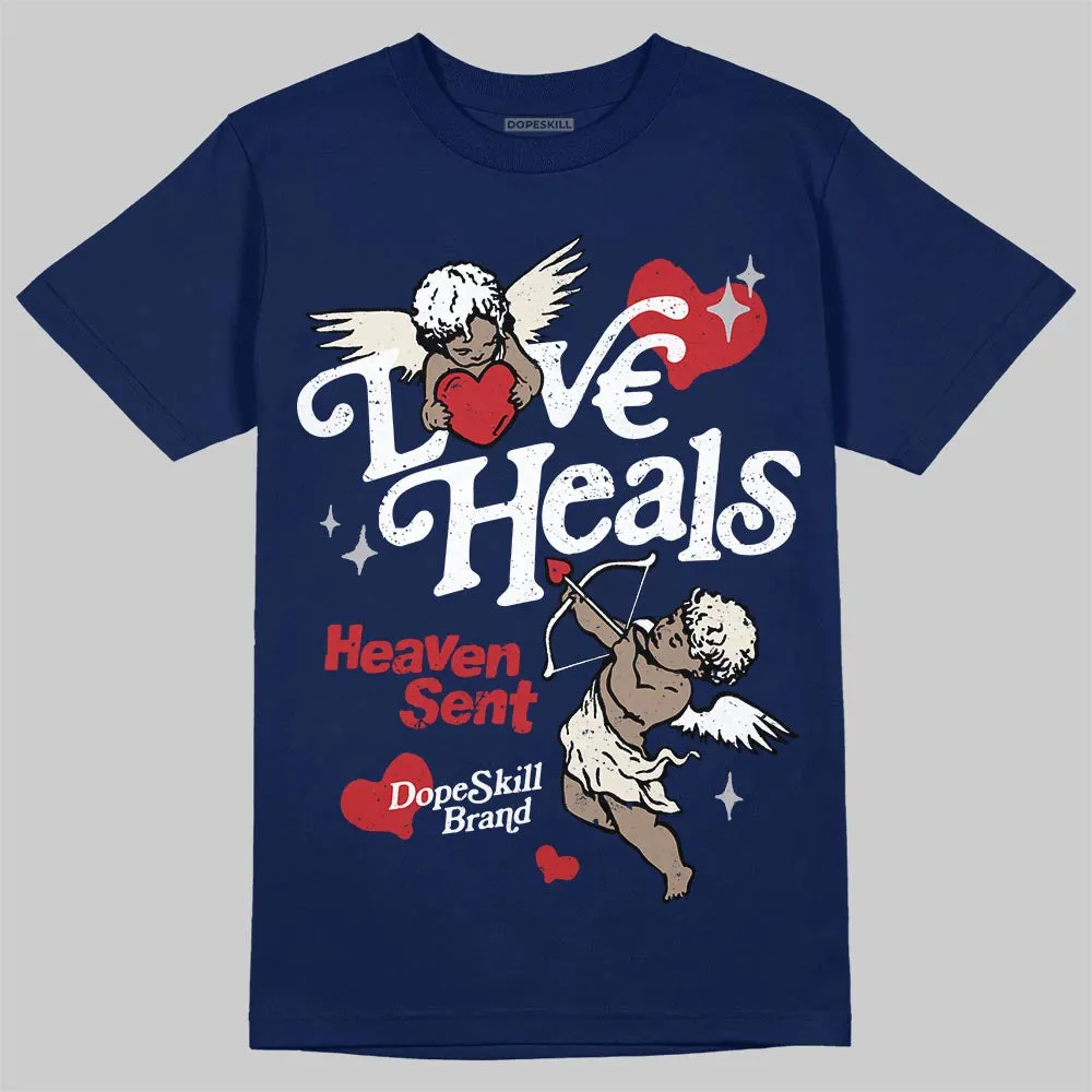 Rare Air 11s DopeSkill T-Shirt New Love Heals Graphic sold by DopeSkill product image thumbnail 2