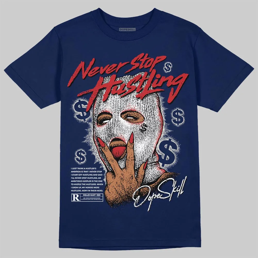 Rare Air 11s DopeSkill T-Shirt Never Stop Hustling Graphic sold by DopeSkill product image thumbnail 2