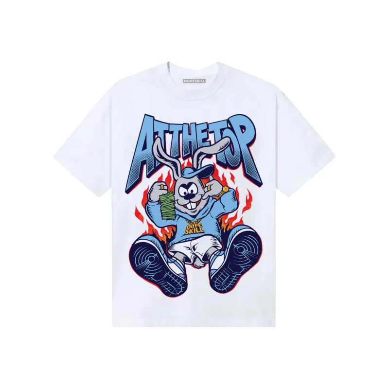 University Blue Collection DopeSkill T-Shirt At The Top Graphic sold by DopeSkill