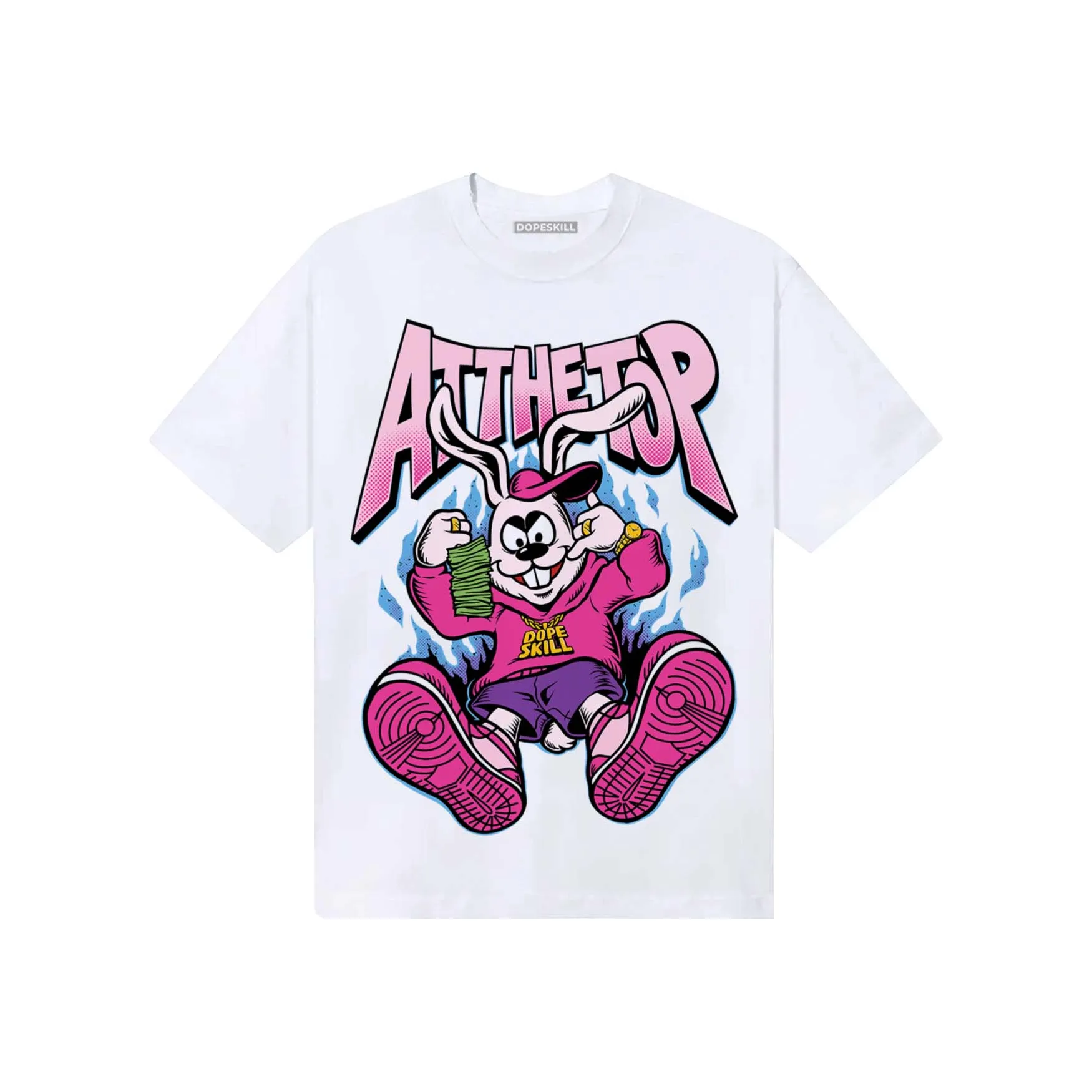 Pink Collection DopeSkill T-Shirt At The Top Graphic sold by DopeSkill