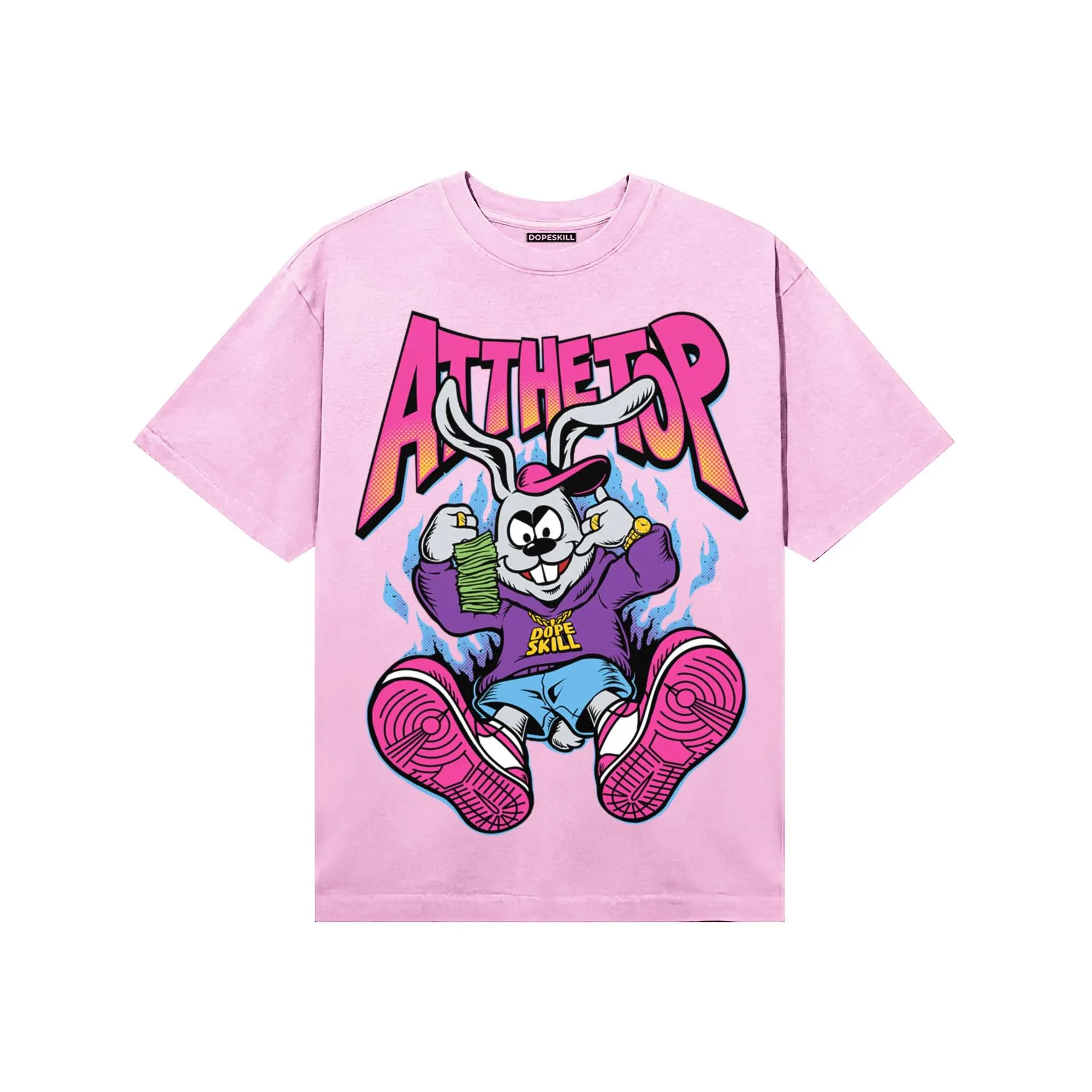 Pink Collection DopeSkill T-Shirt At The Top Graphic sold by DopeSkill product image thumbnail 3