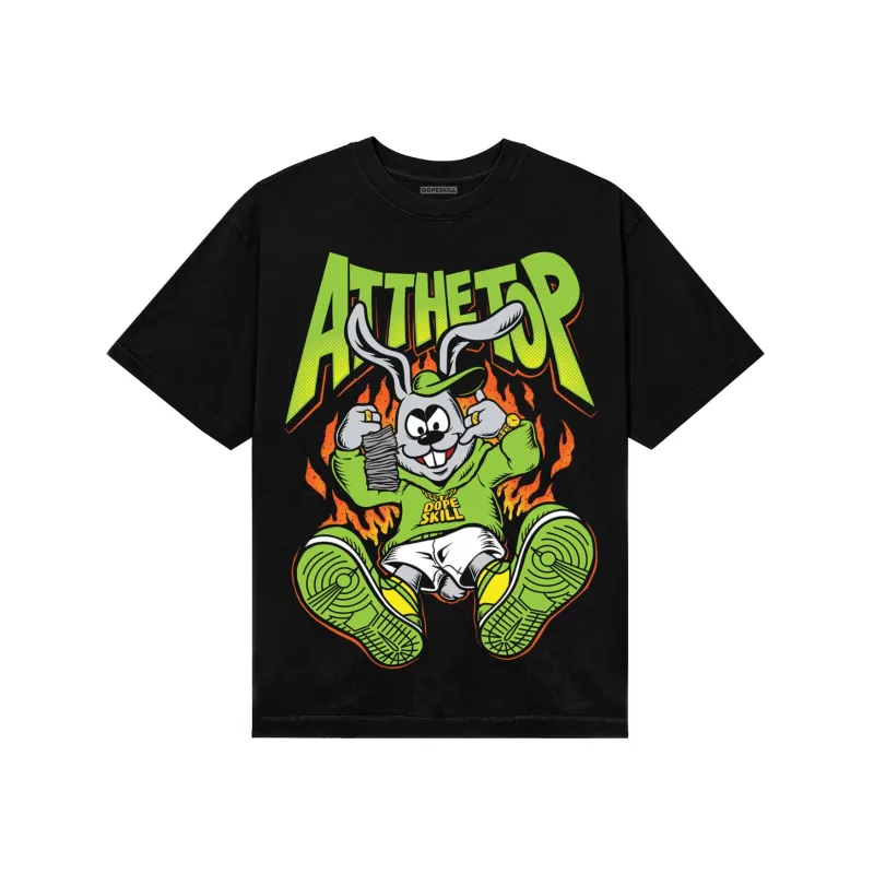 Neon Green Collection DopeSkill T-Shirt At The Top Graphic sold by DopeSkill