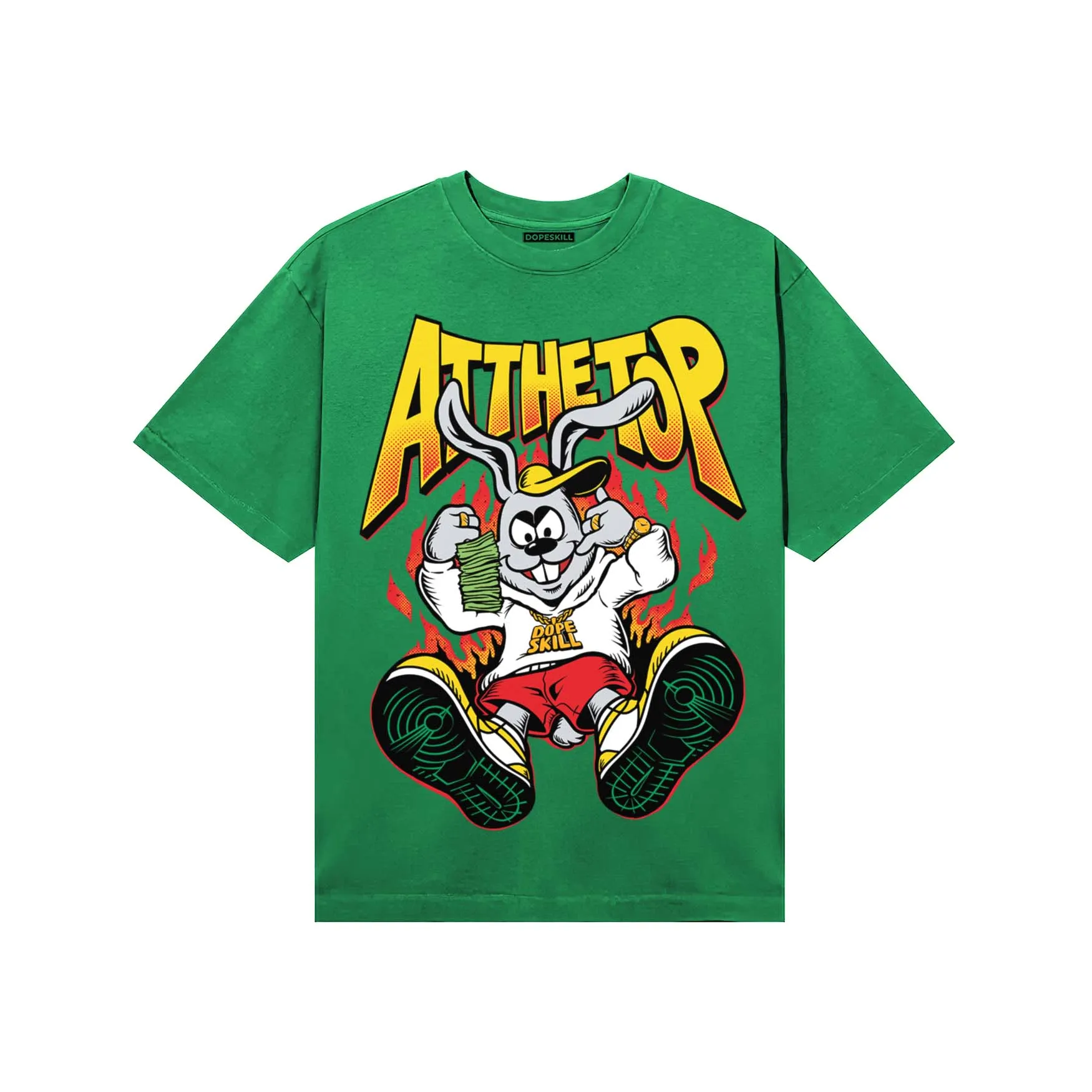Green Collection DopeSkill T-Shirt At The Top Graphic sold by DopeSkill product image thumbnail 3