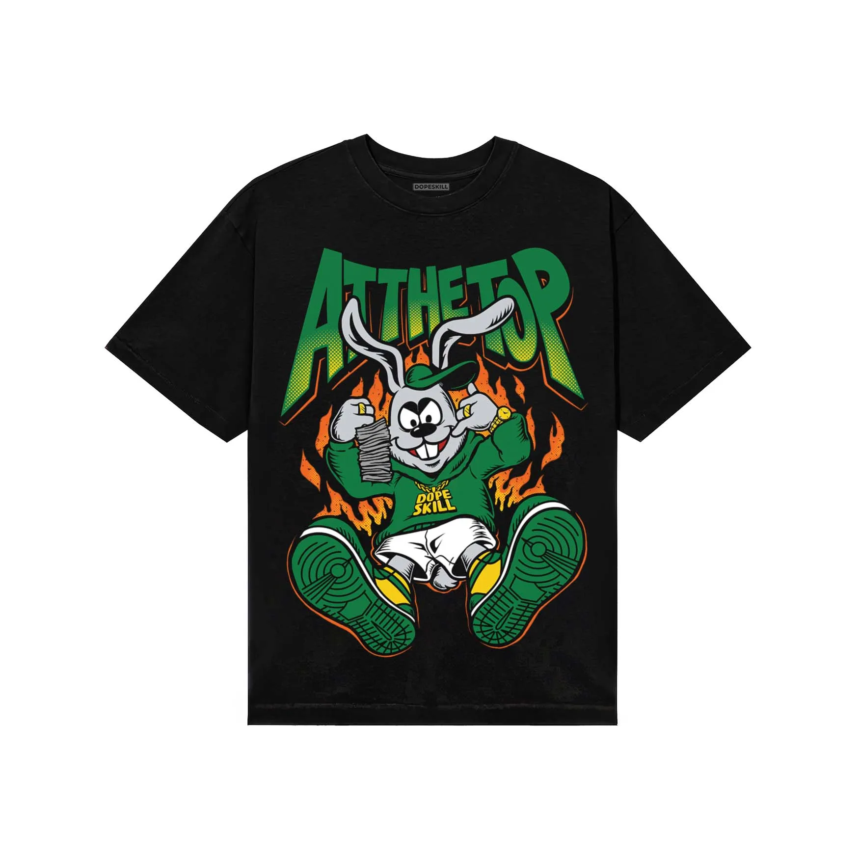 Green Collection DopeSkill T-Shirt At The Top Graphic sold by DopeSkill product image thumbnail 2