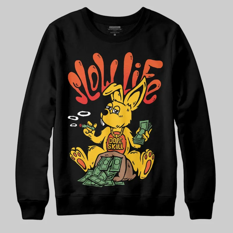 Yellow Collection DopeSkill Sweatshirt Slow Life Graphic sold by DopeSkill