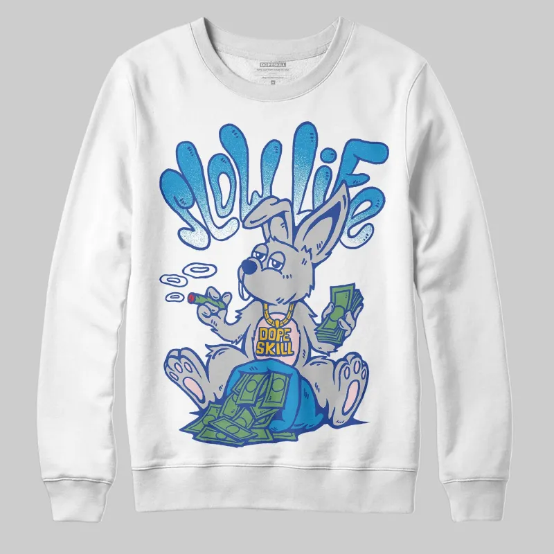 Royal Blue Collection DopeSkill Sweatshirt Slow Life Graphic sold by DopeSkill
