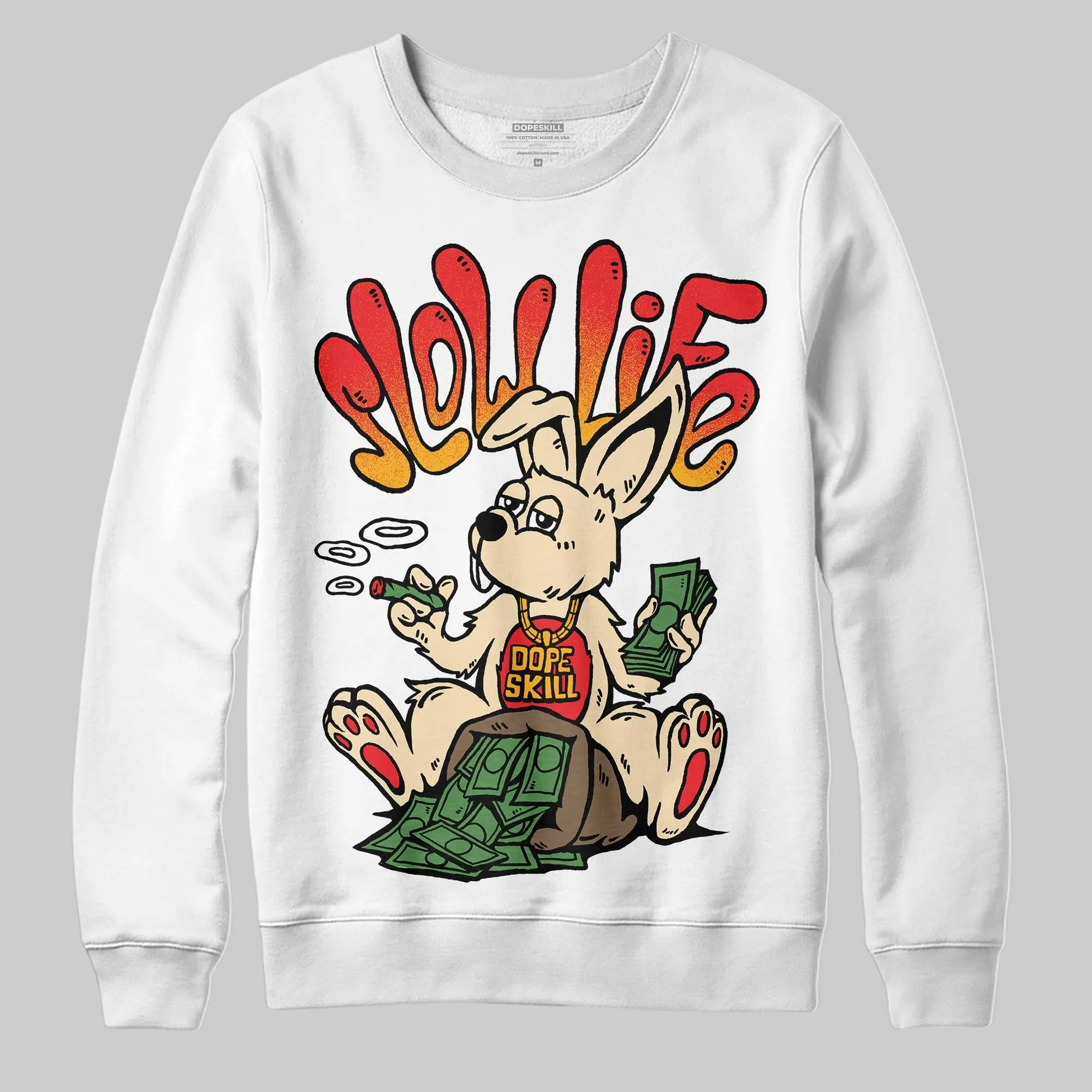 Red Collection DopeSkill Sweatshirt Slow Life Graphic sold by DopeSkill product image thumbnail 2