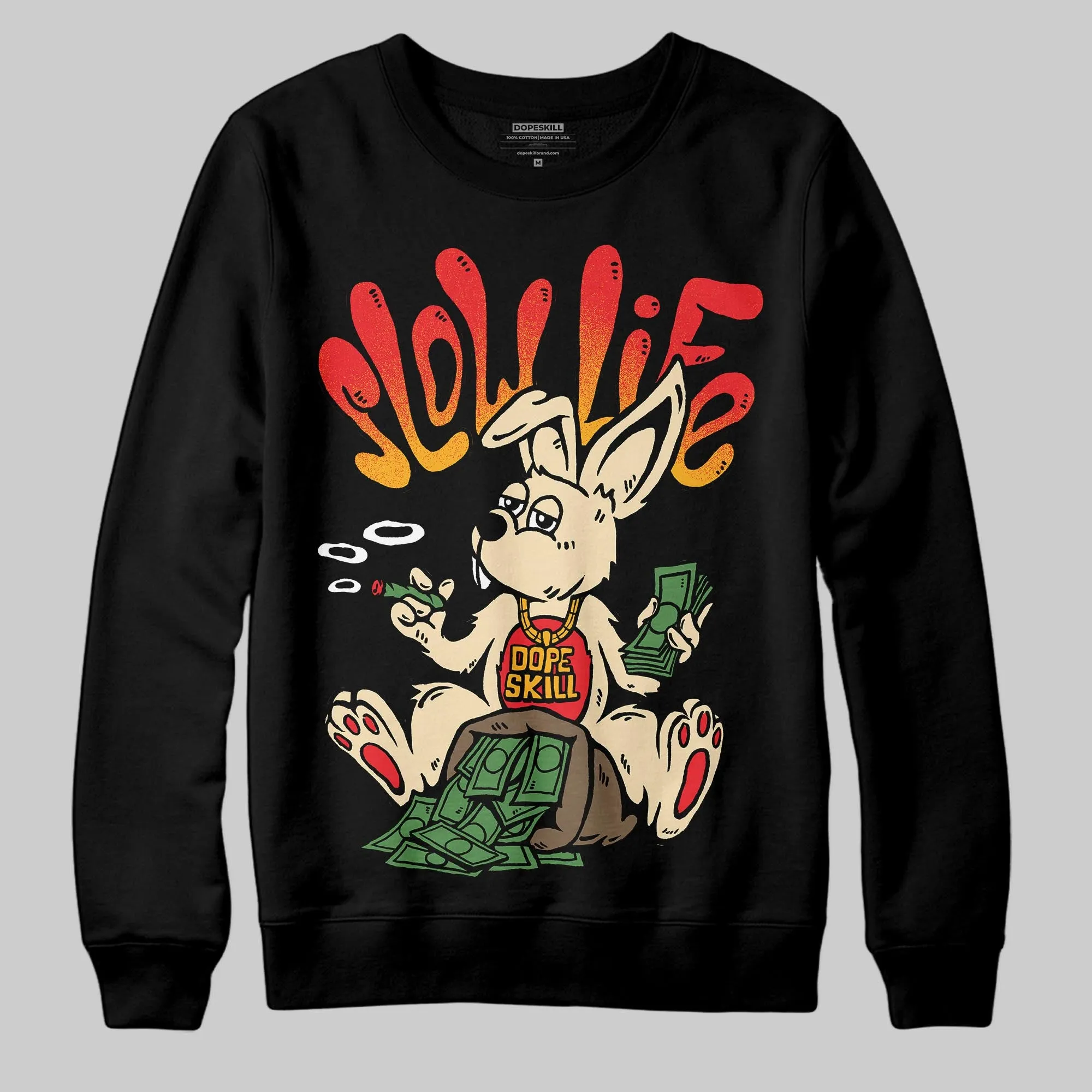 Red Collection DopeSkill Sweatshirt Slow Life Graphic sold by DopeSkill