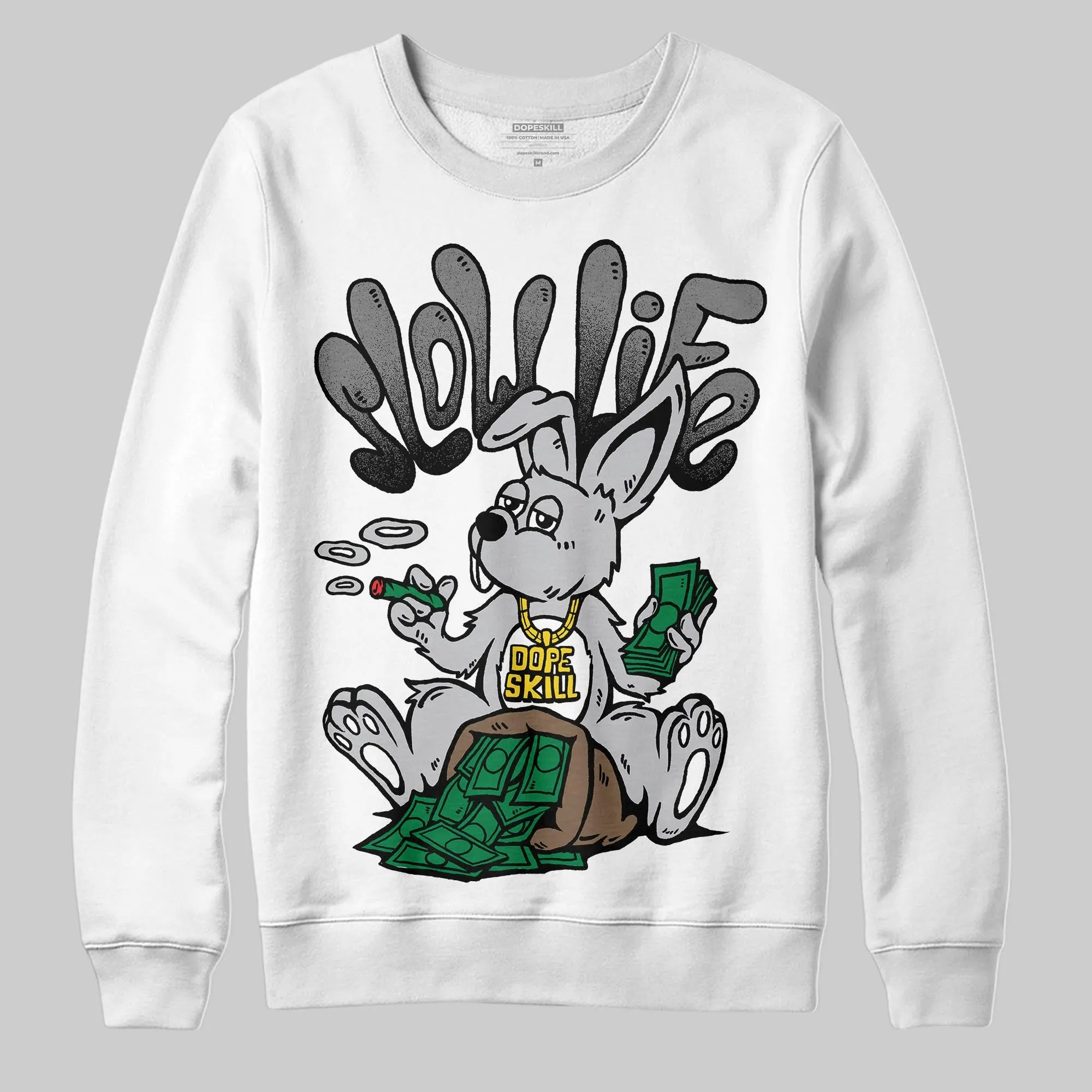 Grey Collection DopeSkill Sweatshirt Slow Life Graphic sold by DopeSkill