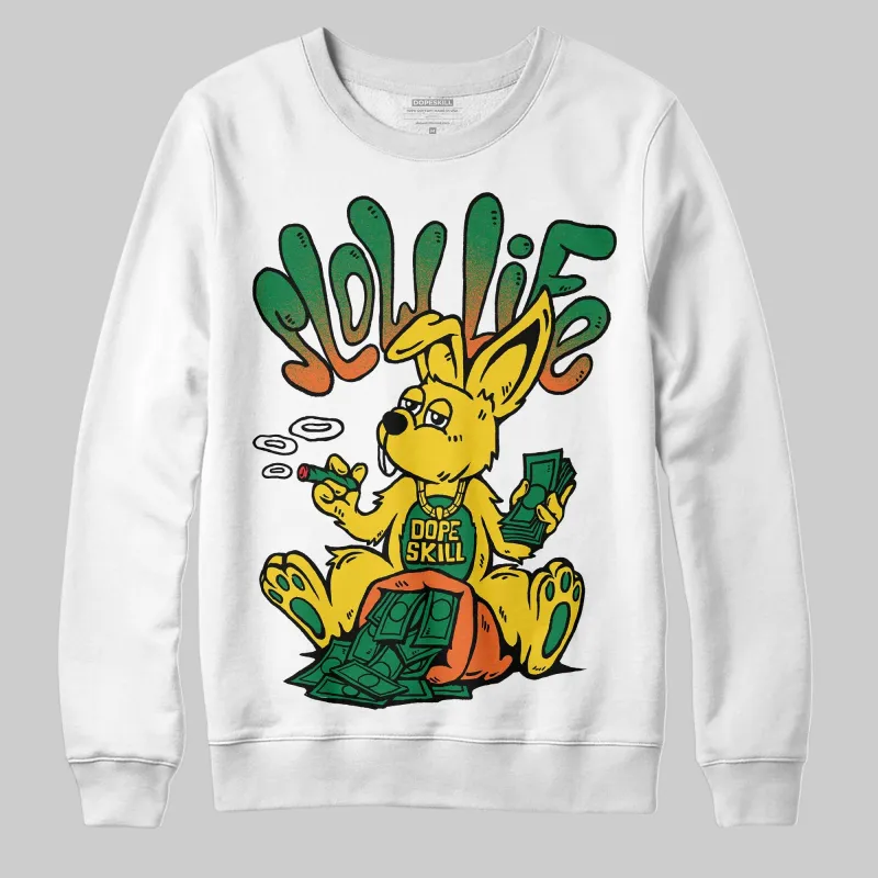Green Collection DopeSkill Sweatshirt Slow Life Graphic sold by DopeSkill