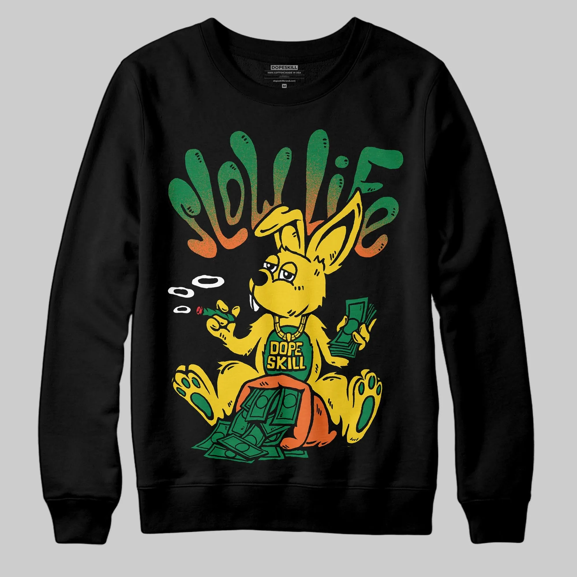 Green Collection DopeSkill Sweatshirt Slow Life Graphic sold by DopeSkill product image thumbnail 2