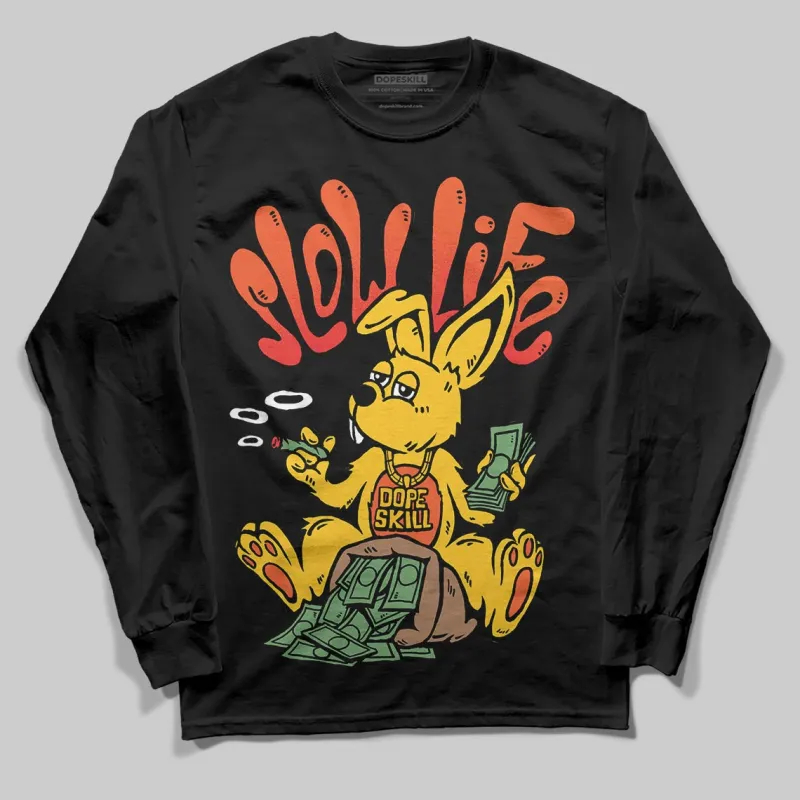 Yellow Collection DopeSkill Long Sleeve T-Shirt Slow Life Graphic sold by DopeSkill