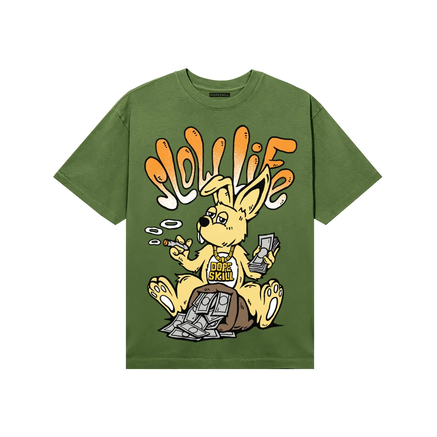 Olive Collection DopeSkill T-Shirt Slow Life Graphic sold by DopeSkill product image thumbnail 3