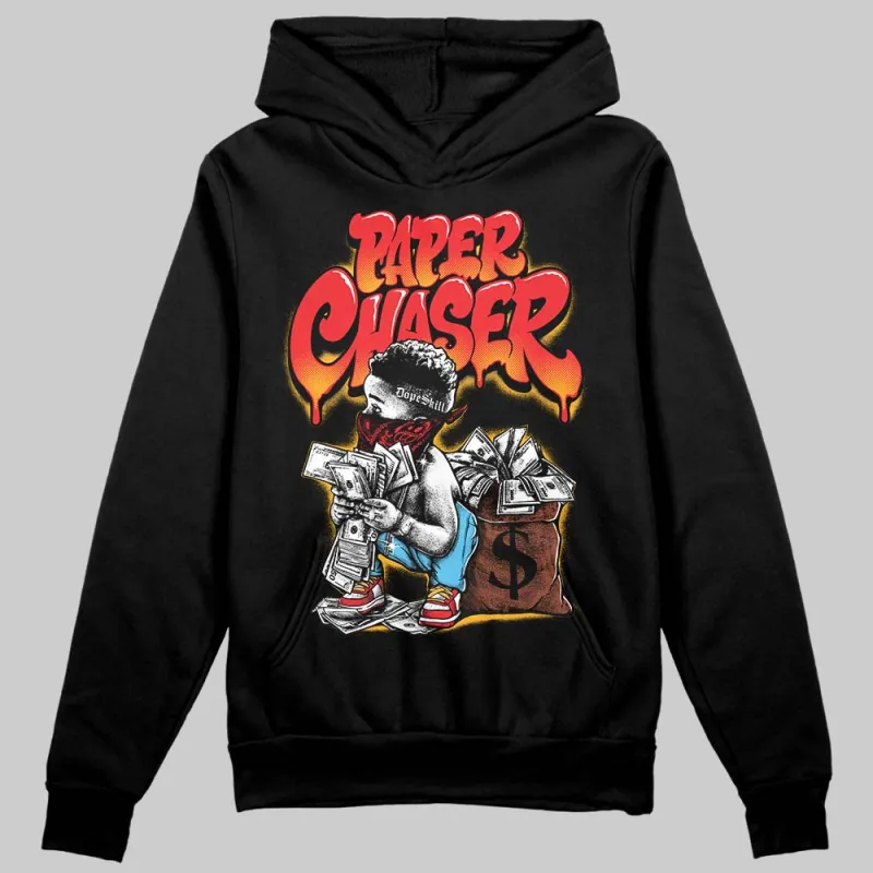Red 'Paper Chaser Boy' DopeSkill Graphic Hoodie sold by DopeSkill
