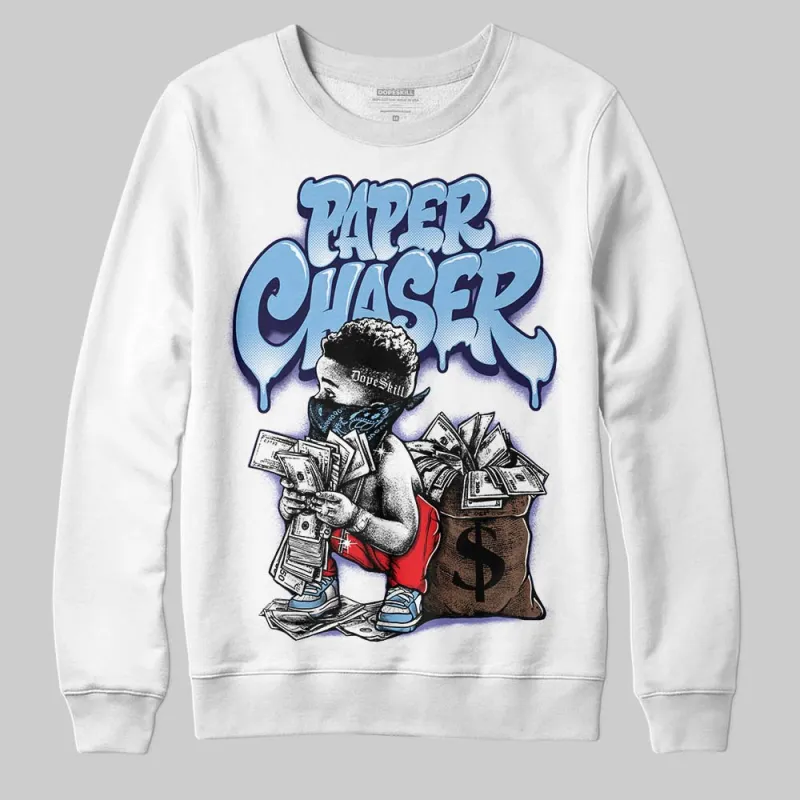 University Blue Collection DopeSkill Sweatshirt Paper Chaser Boy Graphic sold by DopeSkill