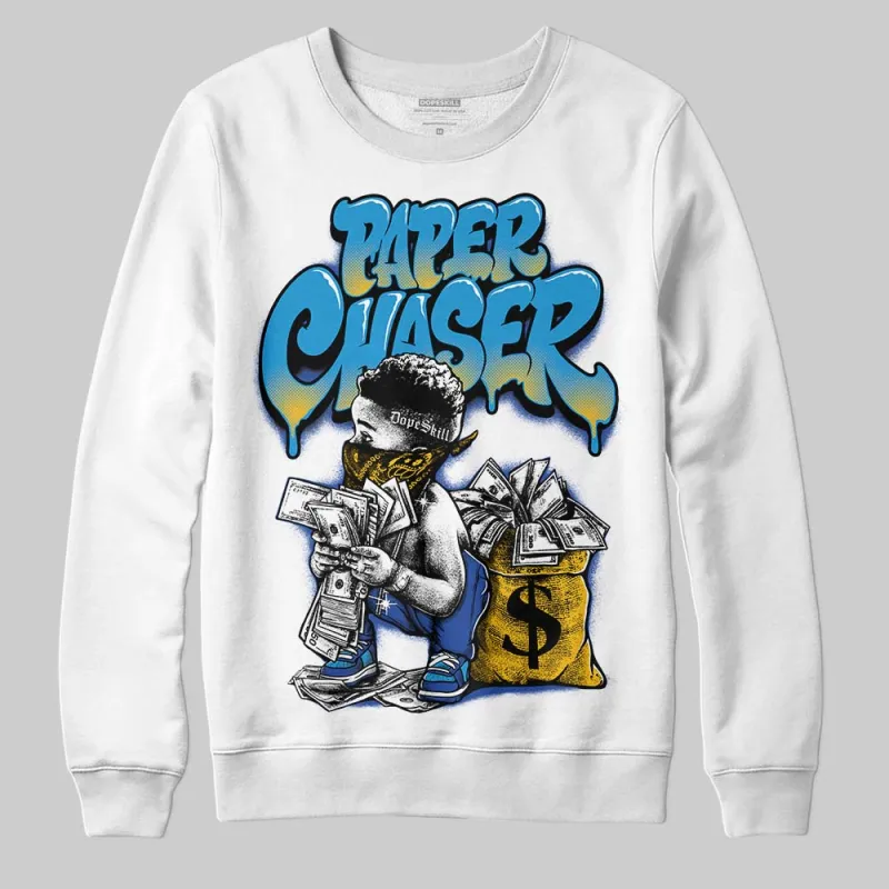Royal Blue Collection DopeSkill Sweatshirt Paper Chaser Boy Graphic sold by DopeSkill