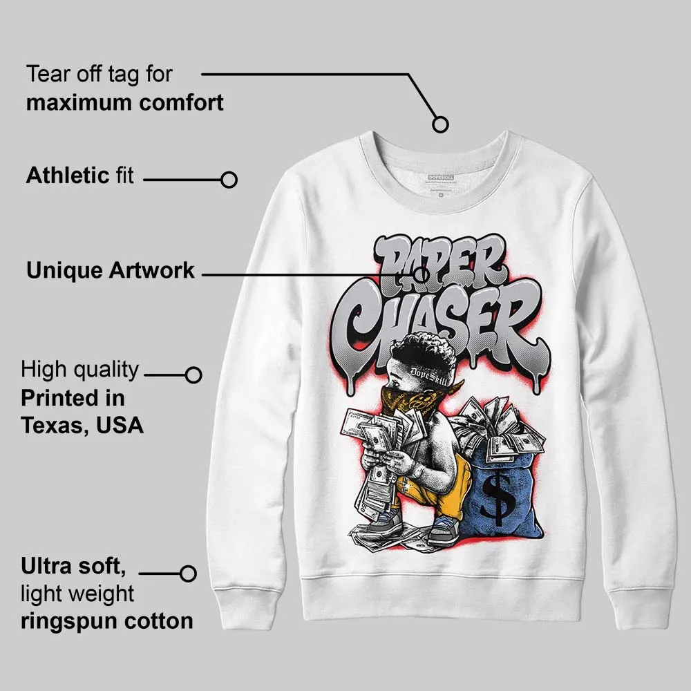 Grey 'Paper Chaser Boy' DopeSkill Graphic Sweatshirt sold by DopeSkill product image thumbnail 3