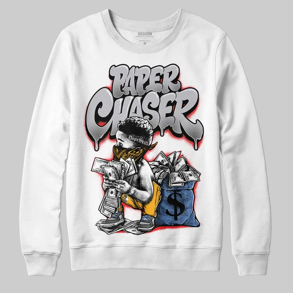 Grey 'Paper Chaser Boy' DopeSkill Graphic Sweatshirt sold by DopeSkill
