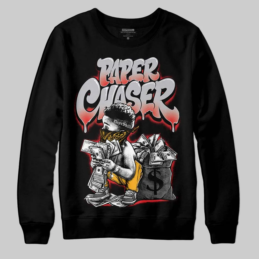 Grey 'Paper Chaser Boy' DopeSkill Graphic Sweatshirt sold by DopeSkill product image thumbnail 2