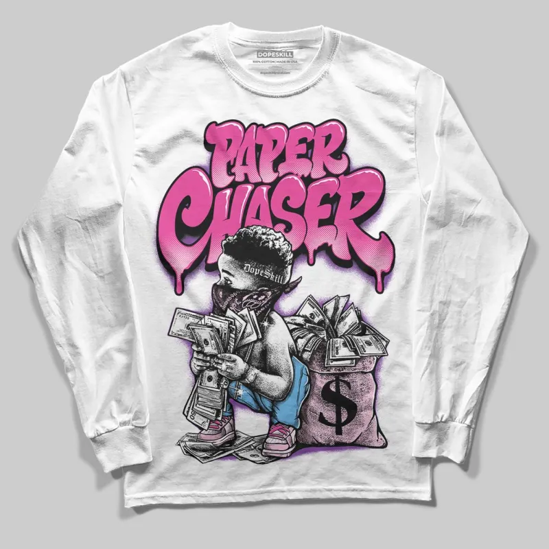 Pink Collection DopeSkill Long Sleeve T-Shirt Paper Chaser Boy Graphic sold by DopeSkill