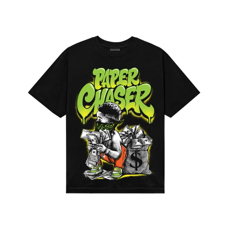 Neon Green Collection DopeSkill T-Shirt Paper Chaser Boy Graphic sold by DopeSkill