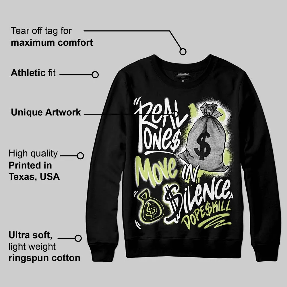 Sneaker School 11s DopeSkill Sweatshirt Real Ones Move In Silence Graphic sold by DopeSkill product image thumbnail 3
