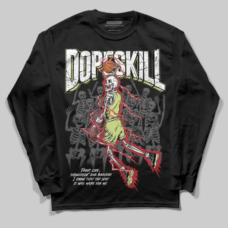 Sneaker School 11s DopeSkill Long Sleeve T-Shirt Thunder Dunk Graphic sold by DopeSkill