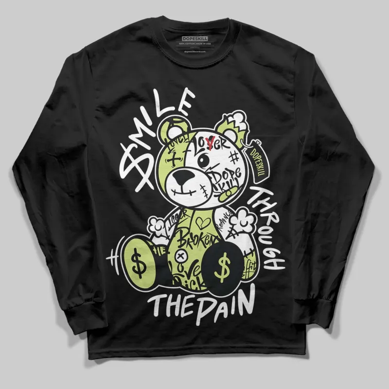 Sneaker School 11s DopeSkill Long Sleeve T-Shirt Smile Through The Pain Graphic sold by DopeSkill