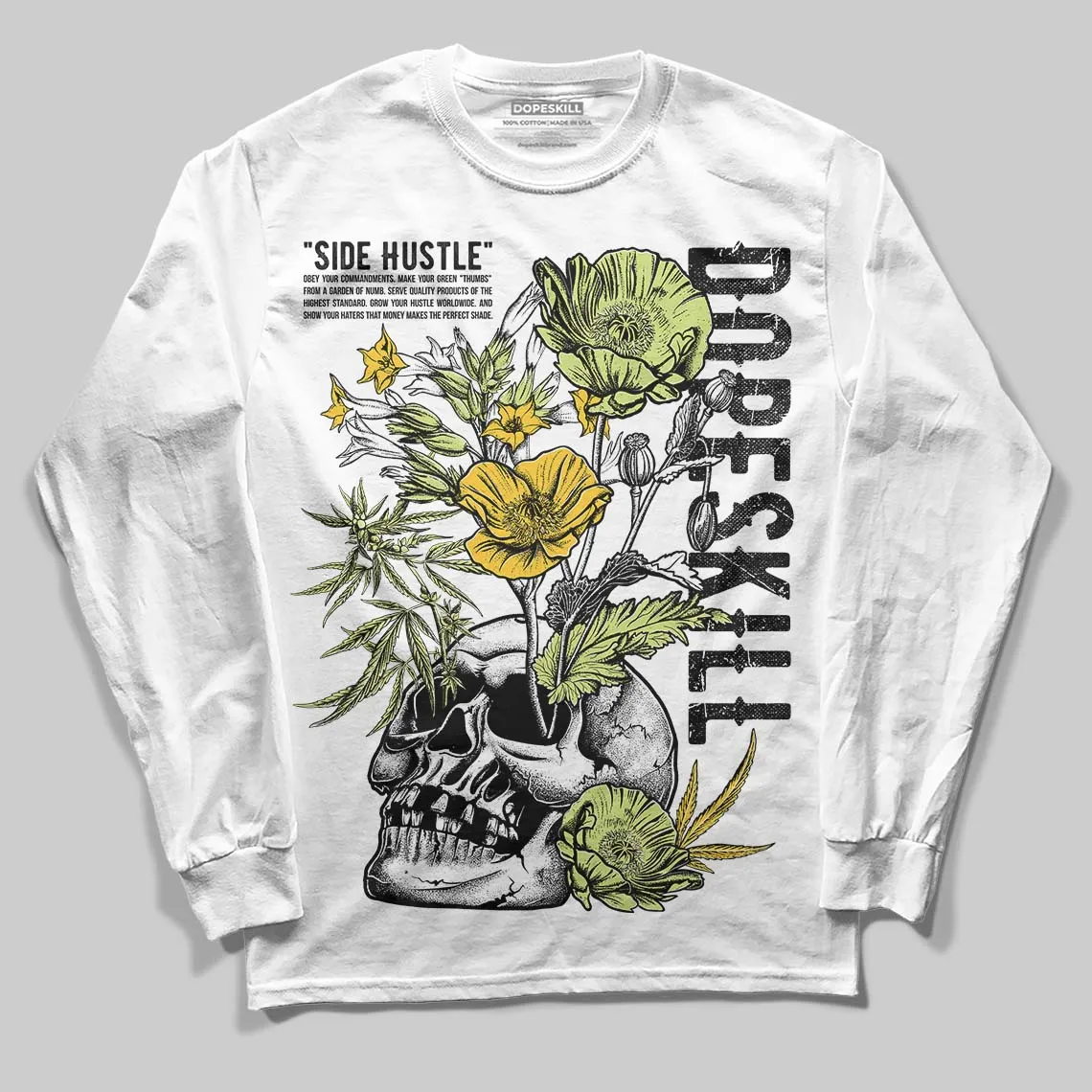 Sneaker School 11s DopeSkill Long Sleeve T-Shirt Side Hustle Graphic sold by DopeSkill product image thumbnail 2
