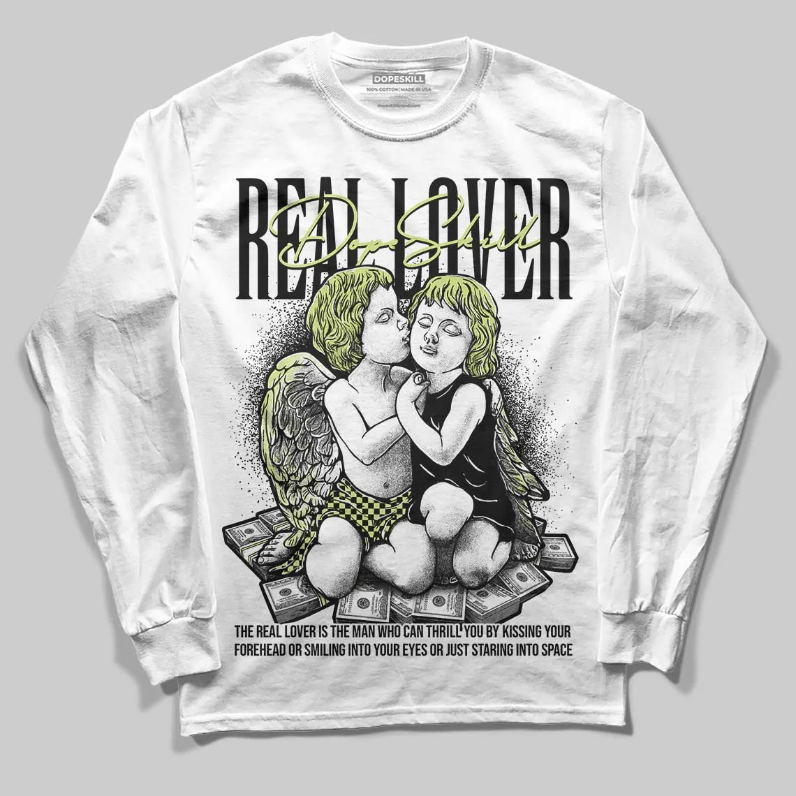 Sneaker School 11s DopeSkill Long Sleeve T-Shirt Real Lover Graphic sold by DopeSkill product image thumbnail 2