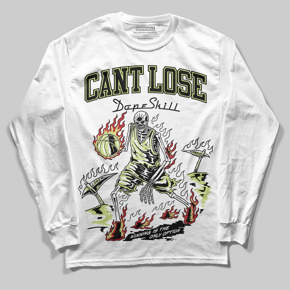 Sneaker School 11s DopeSkill Long Sleeve T-Shirt Cant Lose Graphic sold by DopeSkill product image thumbnail 2