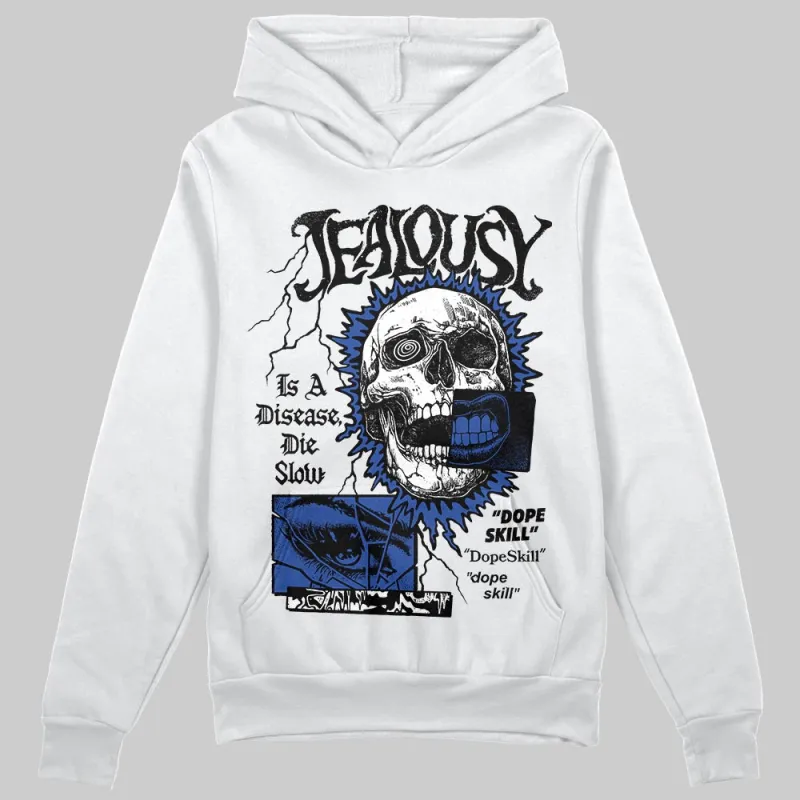 Royal Blue 'Jealousy' DopeSkill Graphic Hoodie sold by DopeSkill