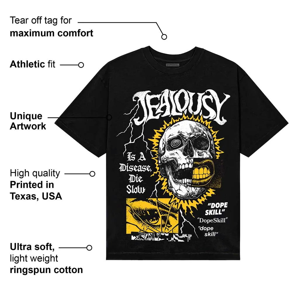 Yellow 'Jealousy' DopeSkill Graphic T-Shirt sold by DopeSkill product image thumbnail 4