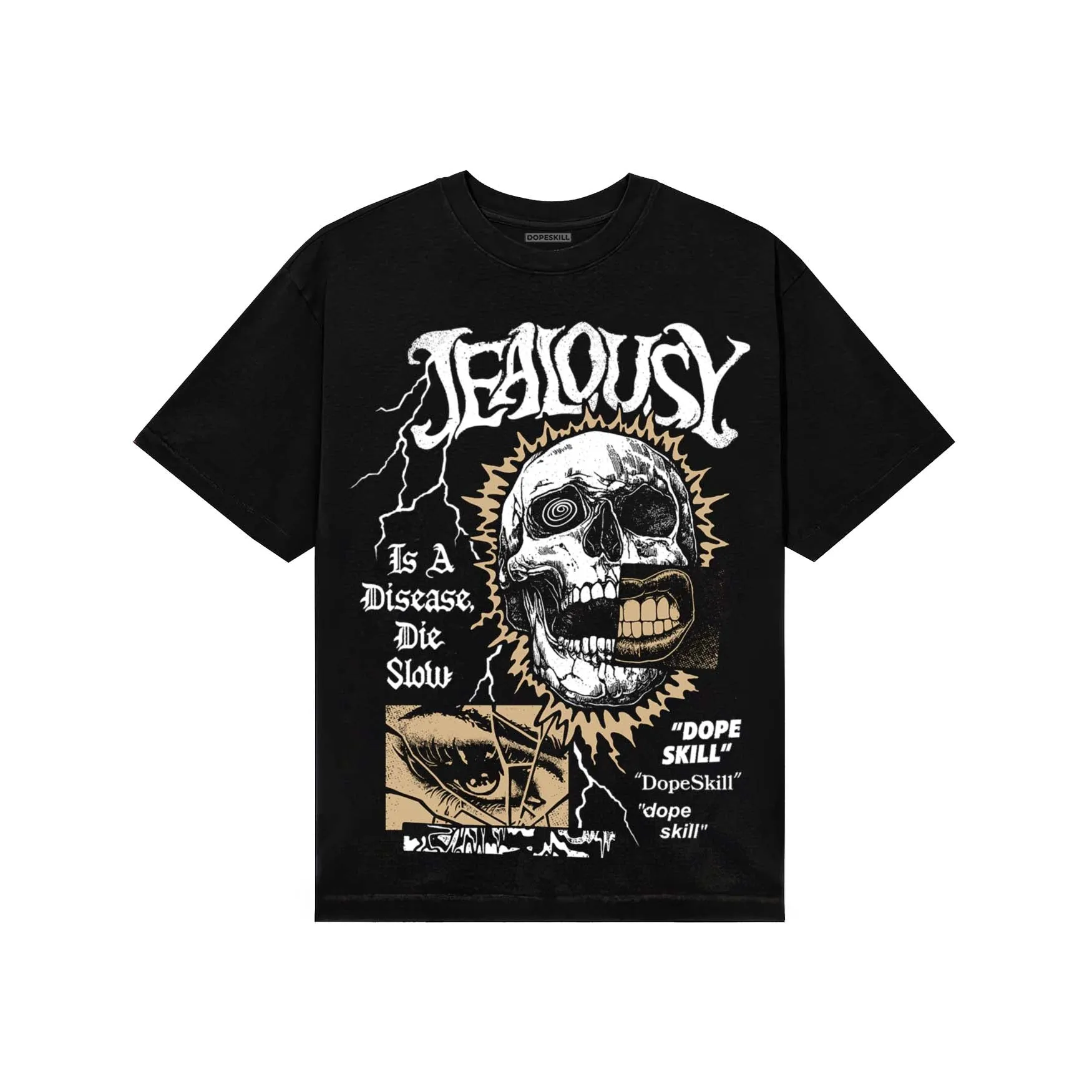 TAN 'Jealousy' DopeSkill Graphic T-Shirt sold by DopeSkill