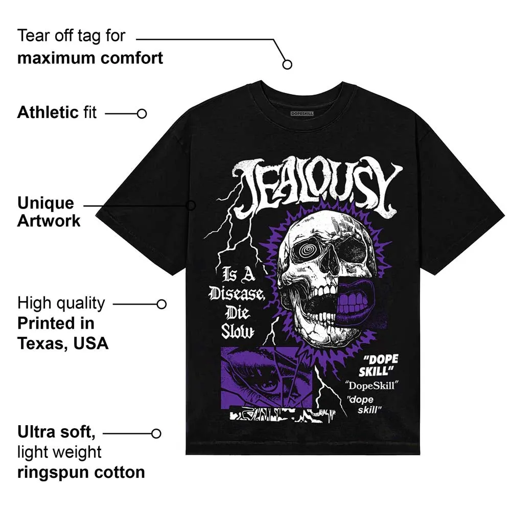 PURPLE 'Jealousy' DopeSkill Graphic T-Shirt sold by DopeSkill product image thumbnail 4