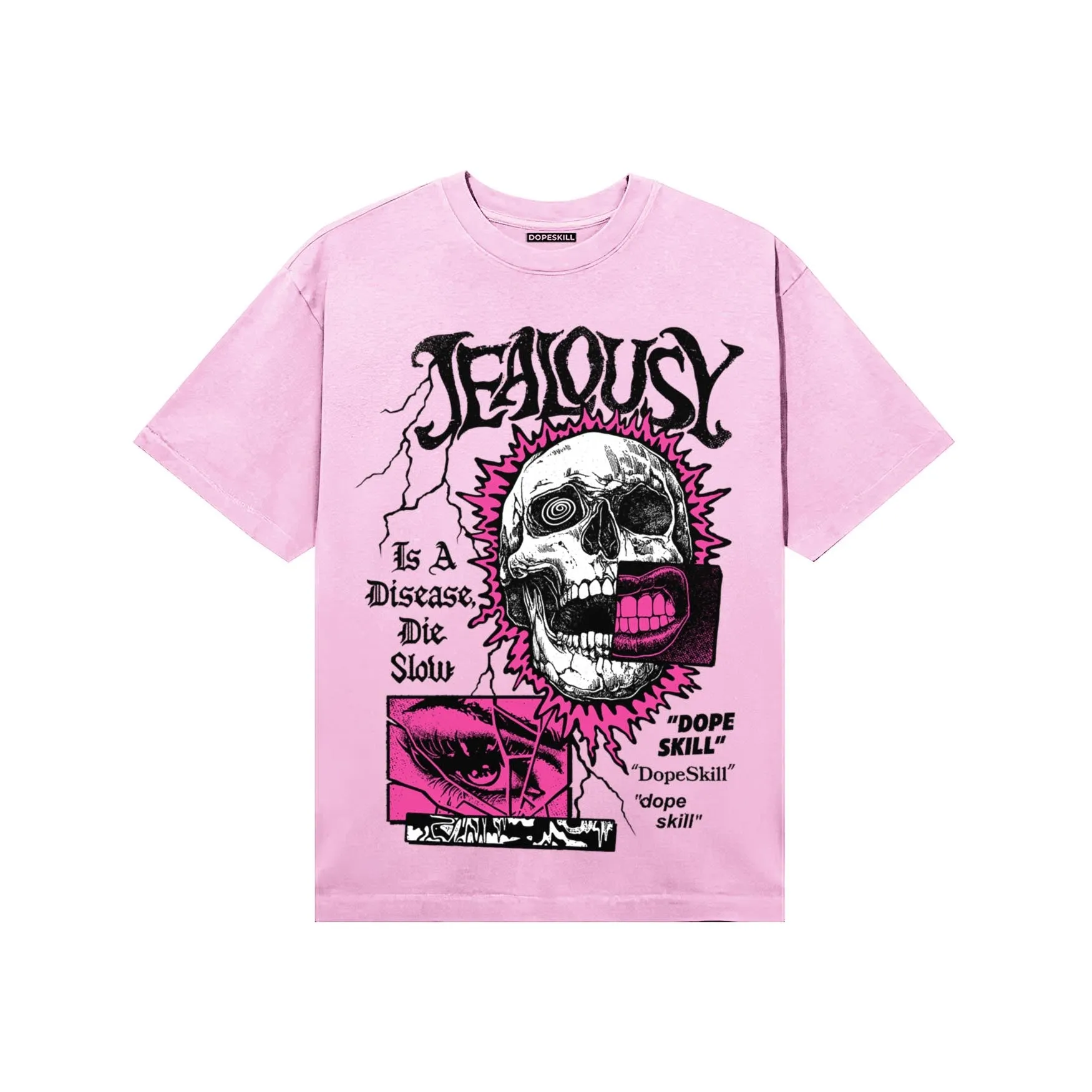 Pink Collection DopeSkill T-Shirt Jealousy Graphic sold by DopeSkill product image thumbnail 3