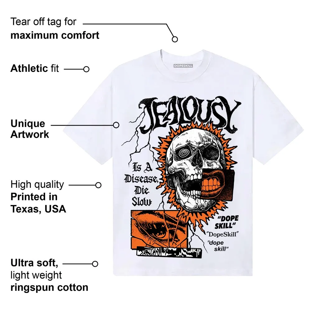 Orange 'Jealousy' DopeSkill Graphic T-Shirt sold by DopeSkill product image thumbnail 4
