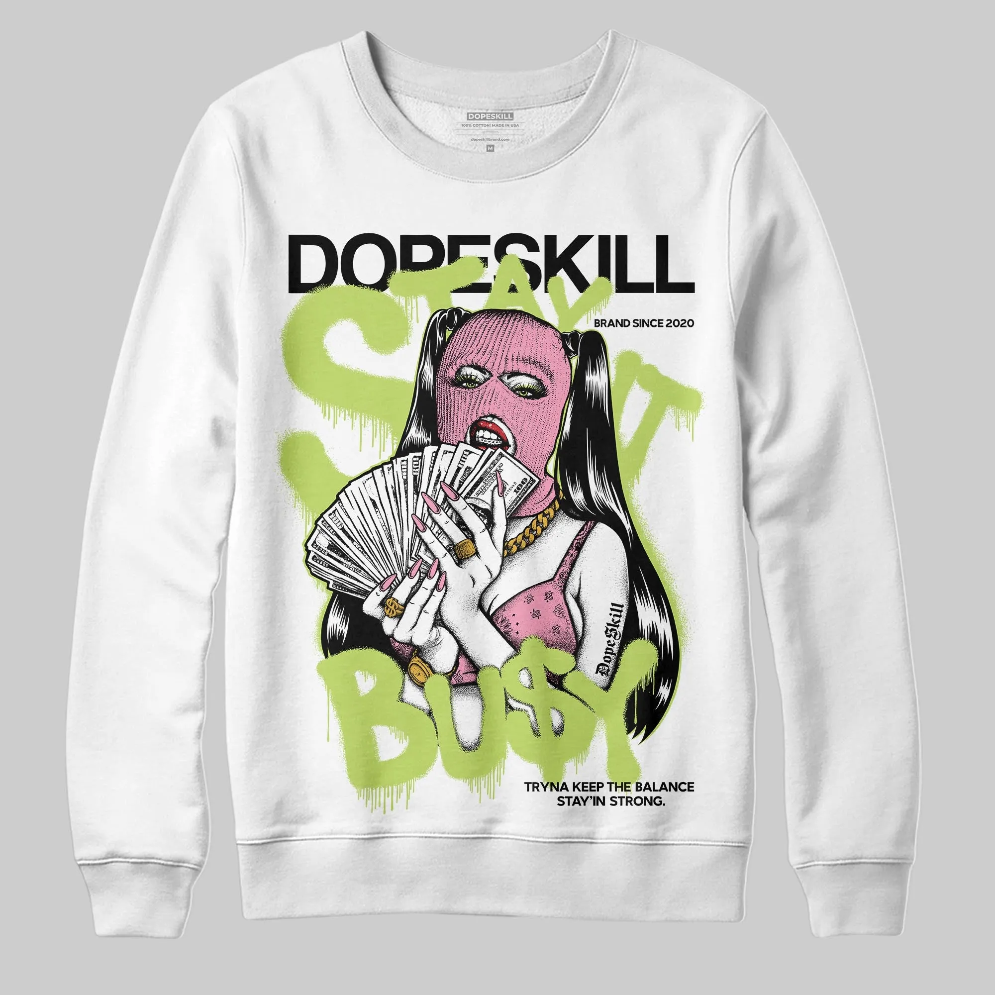 OG Chase B x Jumpman Jack DopeSkill Sweatshirt Stay It Busy Graphic sold by DopeSkill product image thumbnail 2