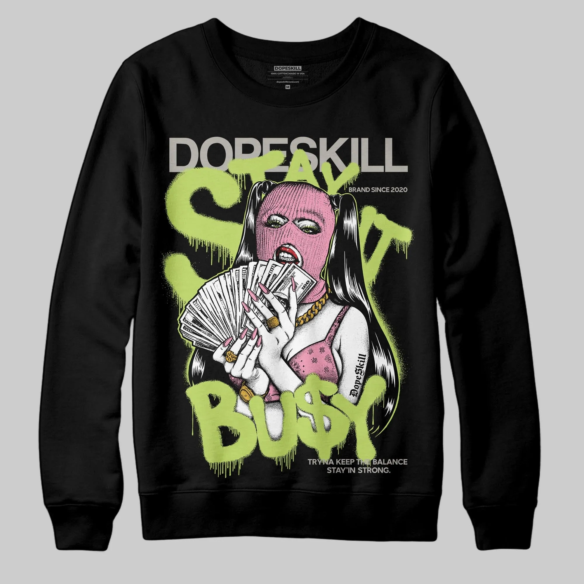 OG Chase B x Jumpman Jack DopeSkill Sweatshirt Stay It Busy Graphic sold by DopeSkill