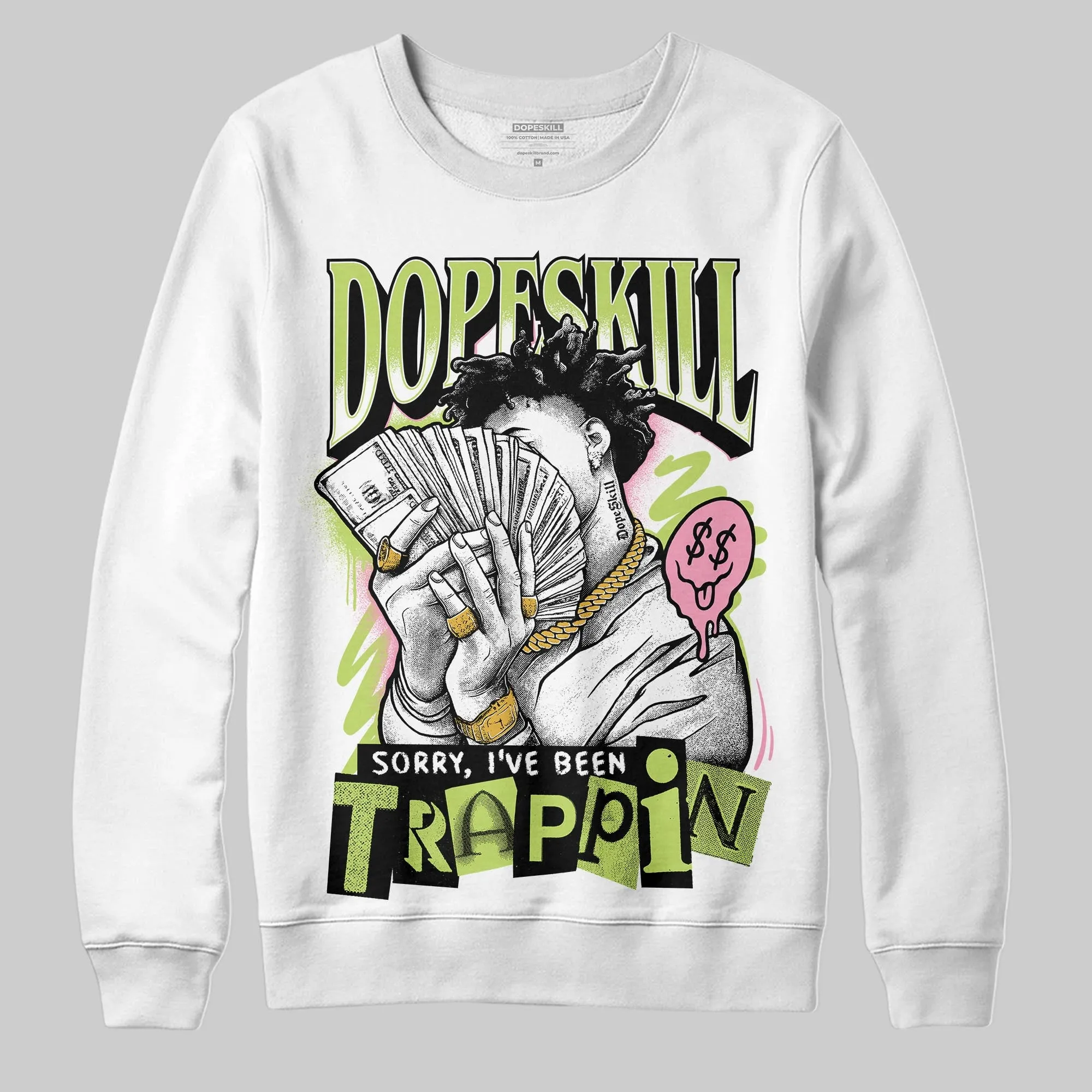 OG Chase B x Jumpman Jack DopeSkill Sweatshirt Sorry I've Been Trappin Graphic sold by DopeSkill product image thumbnail 2