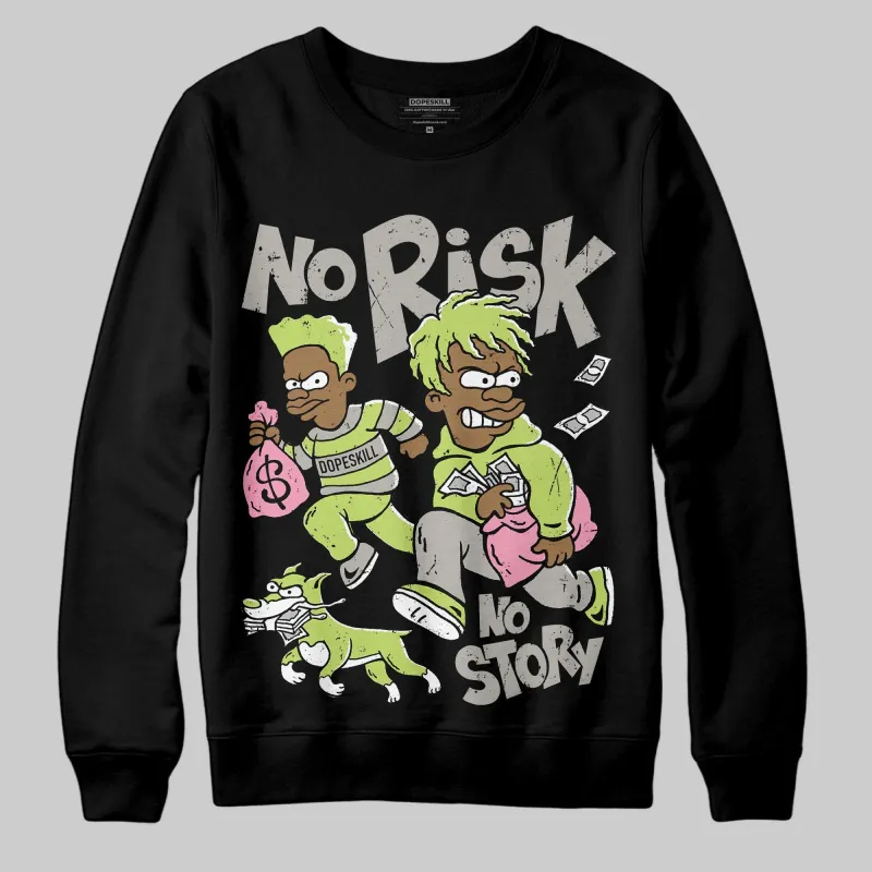 OG Chase B x Jumpman Jack DopeSkill Sweatshirt No Risk No Story Graphic sold by DopeSkill