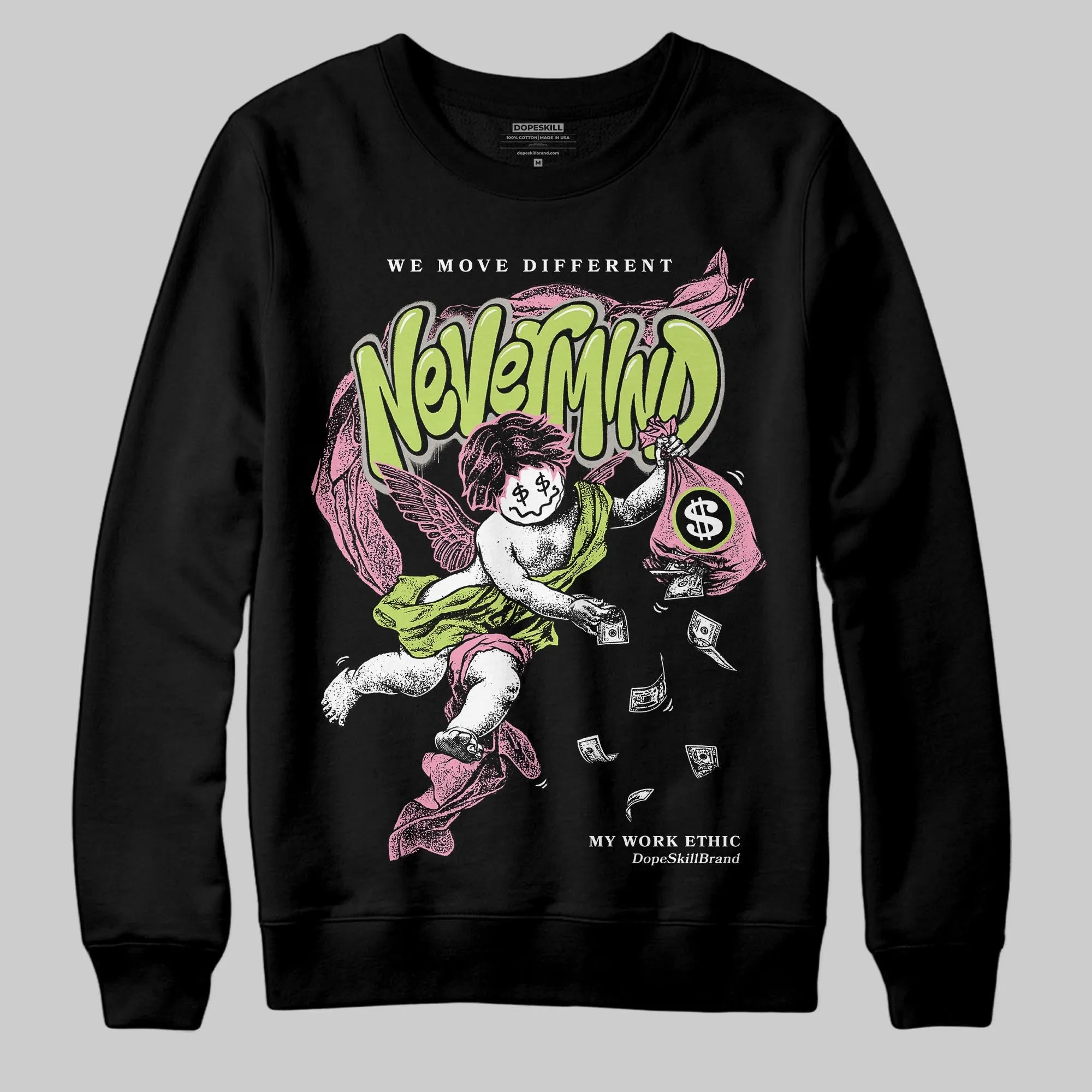 OG Chase B x Jumpman Jack DopeSkill Sweatshirt Nevermind Graphic sold by DopeSkill