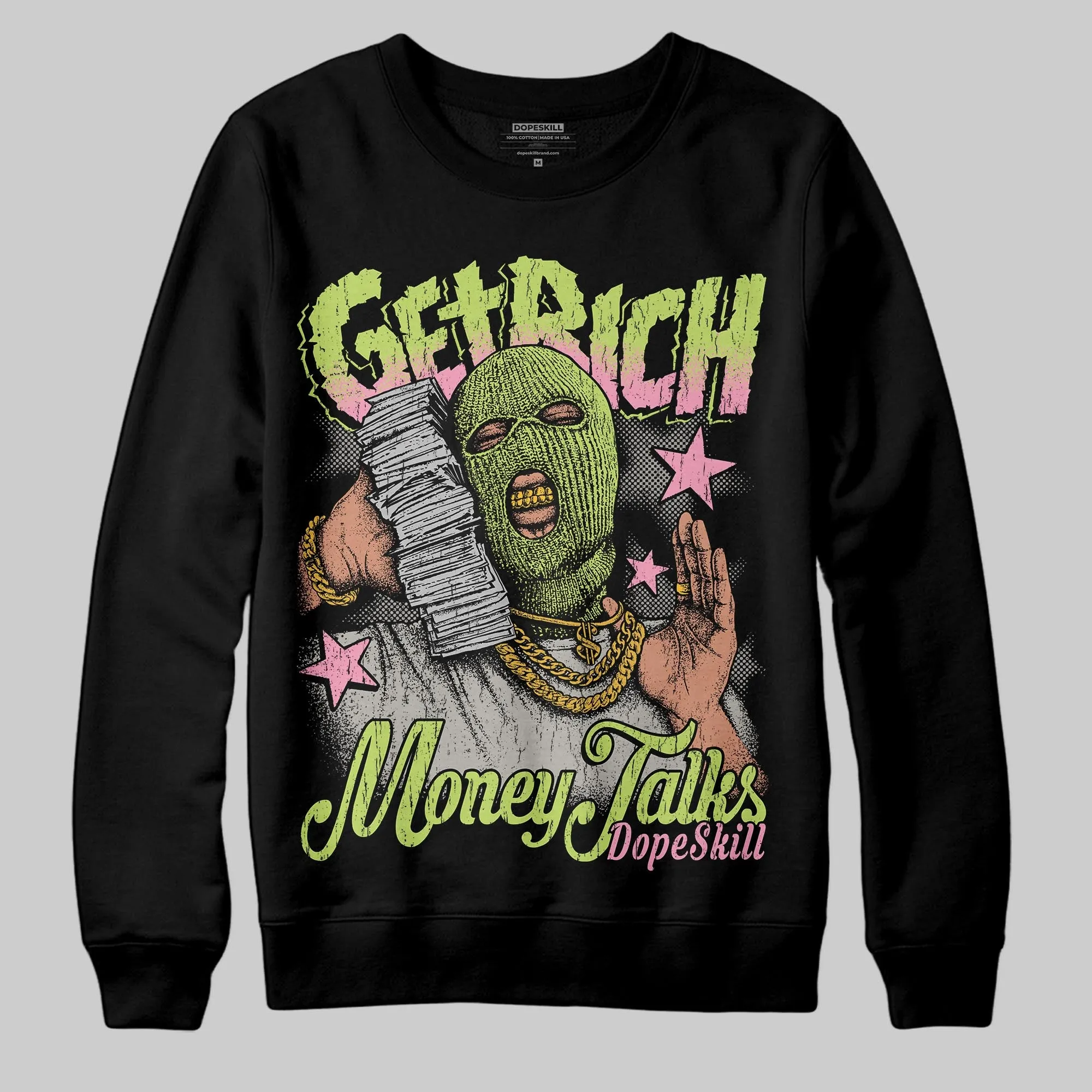 OG Chase B x Jumpman Jack DopeSkill Sweatshirt Get Rich Graphic sold by DopeSkill